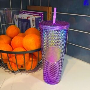 Starbucks Summer Iridescent Purple Studded Cup